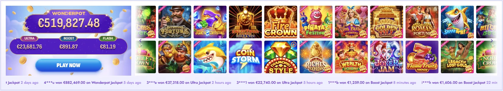 Nomini Jackpot